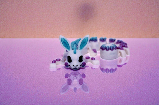 Articulated Easter Bunny Dragon without Wings