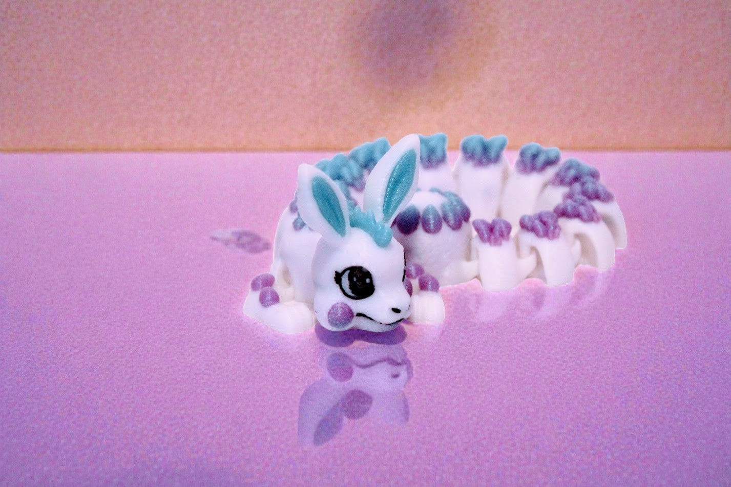 Articulated Easter Bunny Dragon without Wings