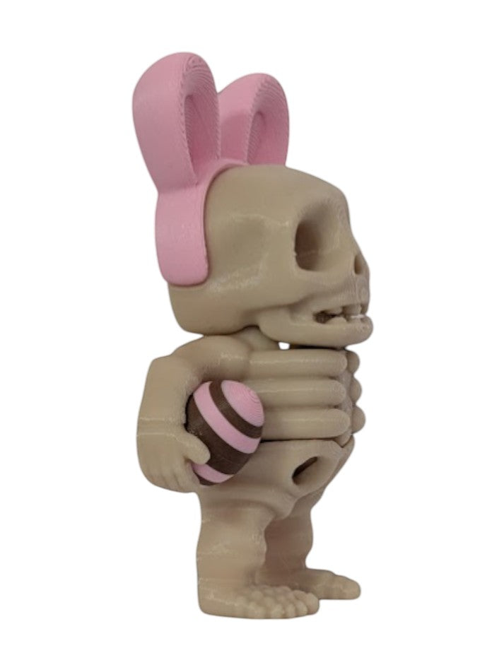 Tiny Articulated Easter Skeleton with Bunny Ears