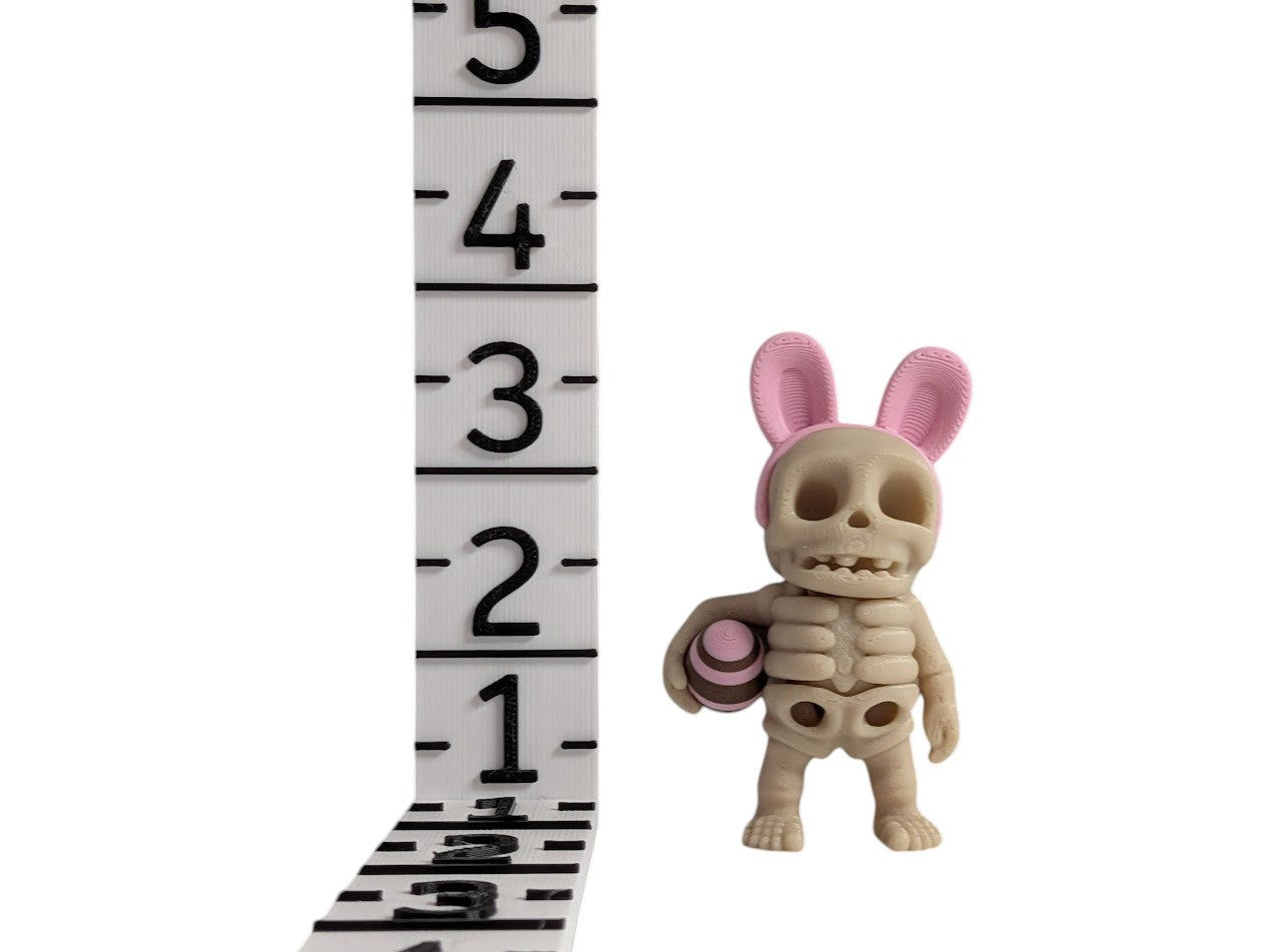 Tiny Articulated Easter Skeleton with Bunny Ears