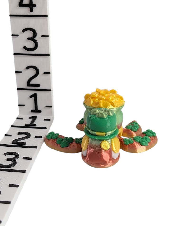 Lucky Clover Pot Turtle