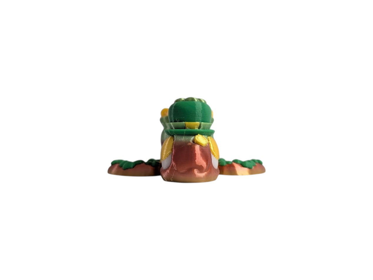 Lucky Clover Pot Turtle