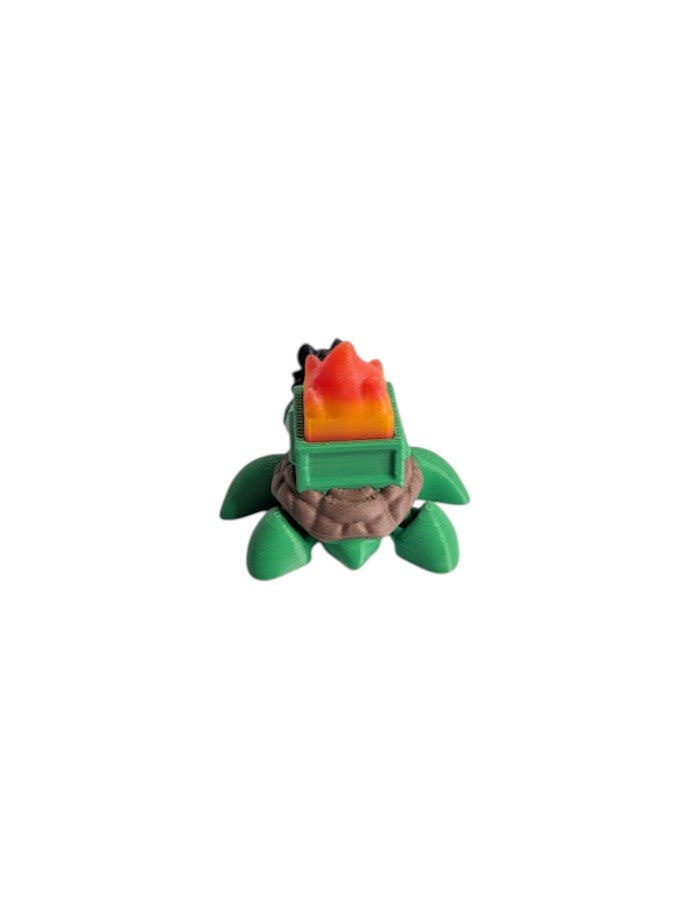 Articulated Dumpster Fire Turtle