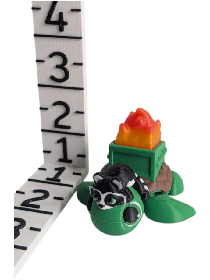 Articulated Dumpster Fire Turtle