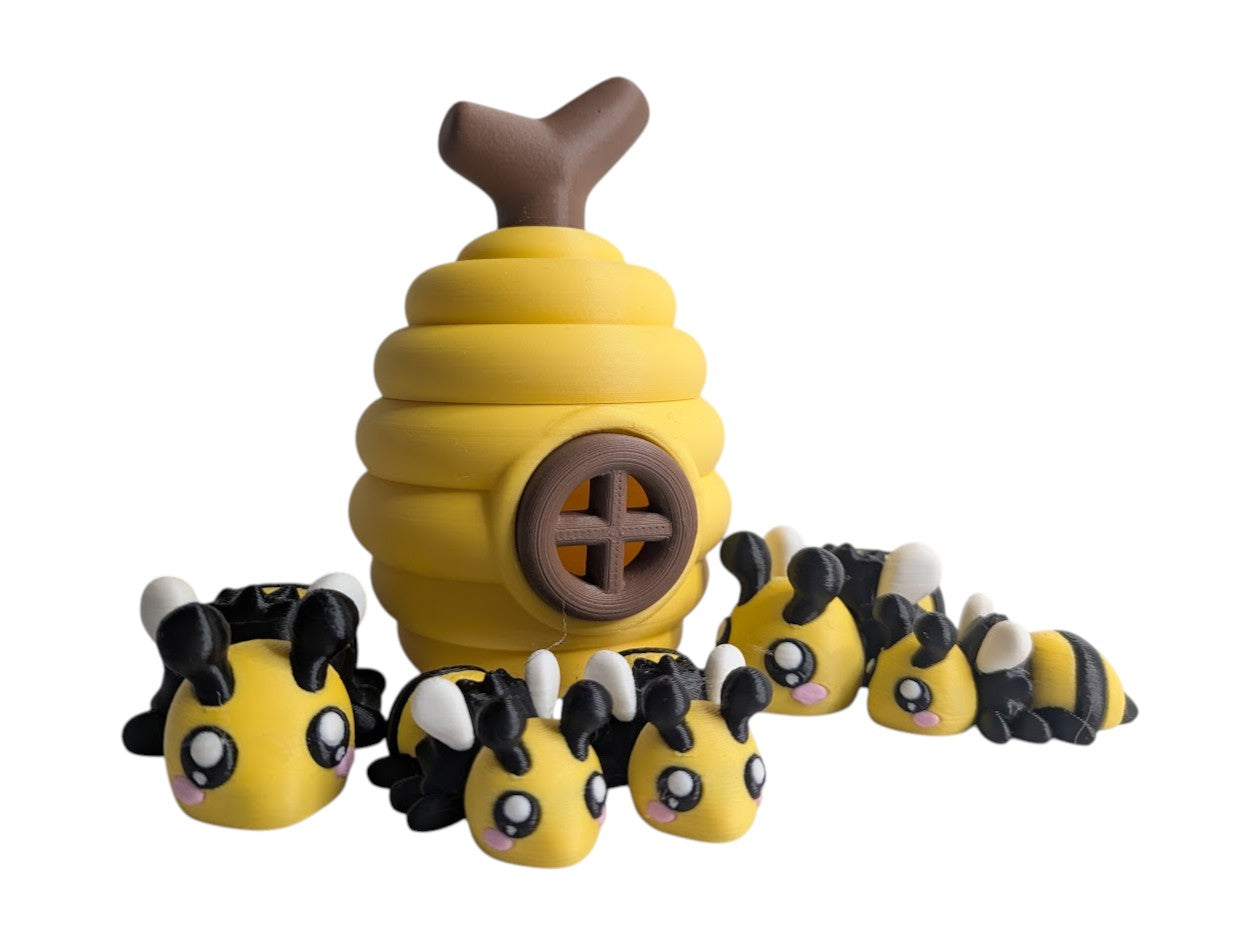 Cute Articulated Flexi Honey Bee