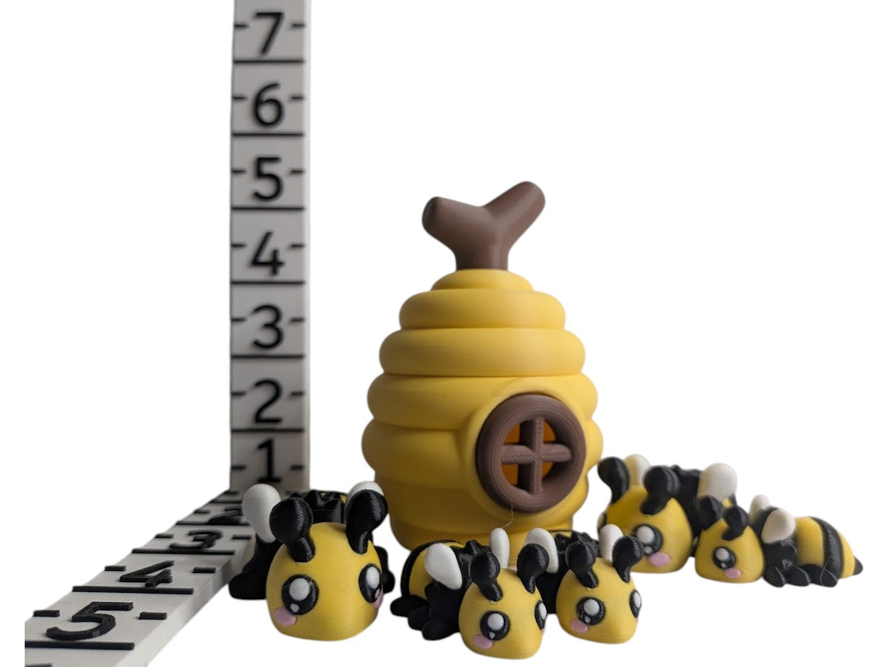 Cute Articulated Flexi Honey Bee